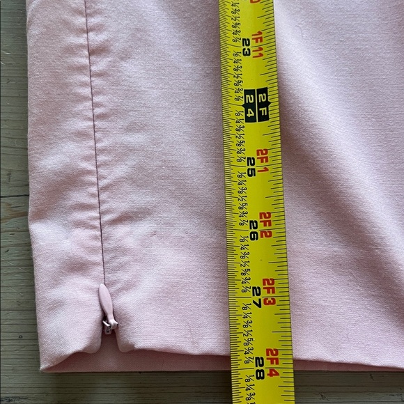 St. John Wool Crepe Pale Pink Trousers Size Large - Picture 6 of 10